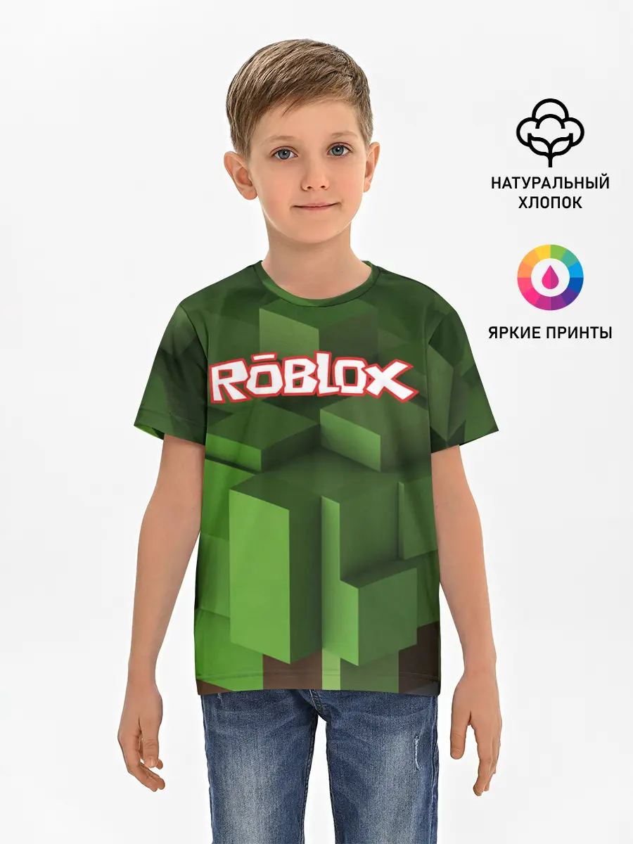 Детская базовая футболка / Roblox