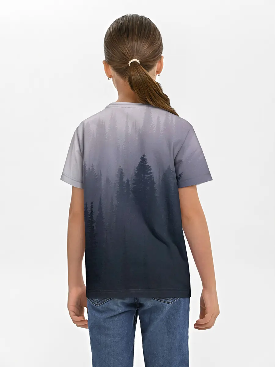 Детская базовая футболка / Лесок