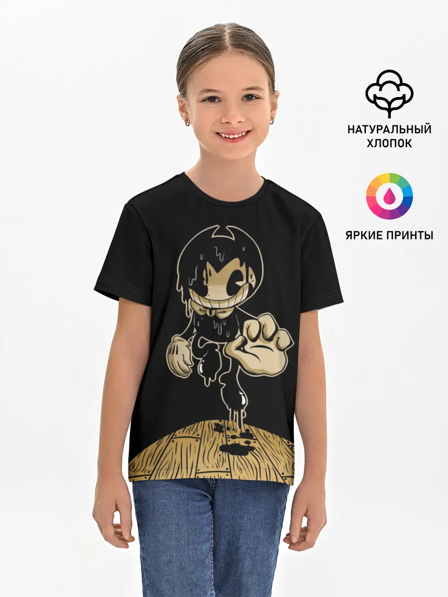 Детская базовая футболка / Bendy and the ink machine