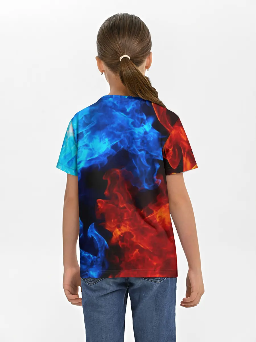 Детская базовая футболка / Битва огней