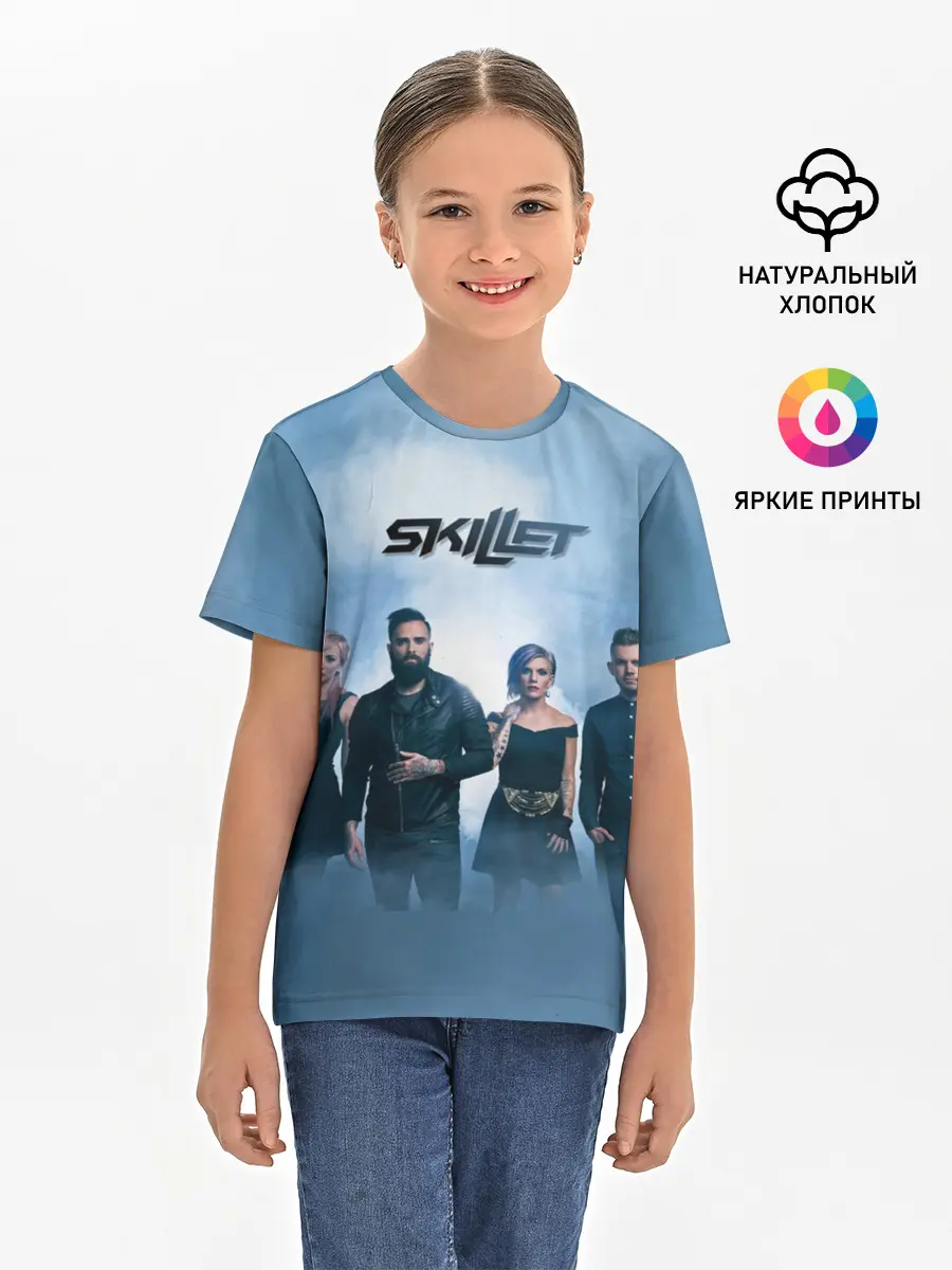 Детская базовая футболка / Skillet