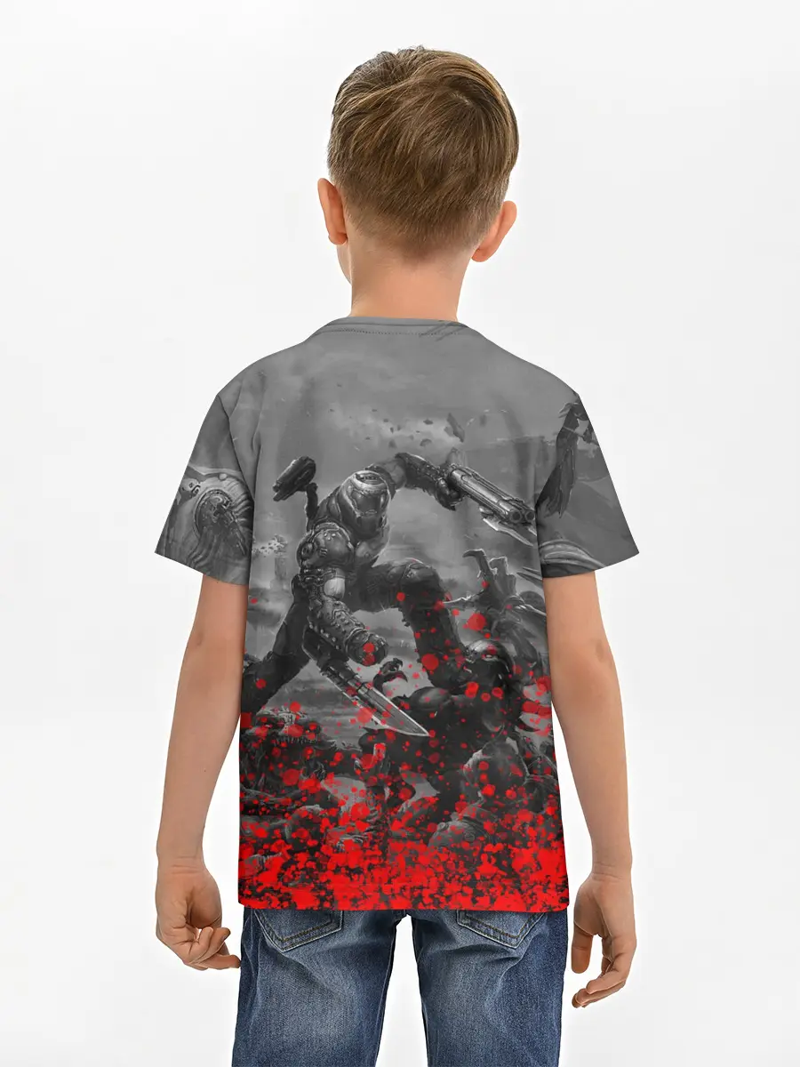 Детская базовая футболка / DOOM