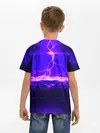 Детская базовая футболка / НЕОНОВЫЕ МОЛНИИ
