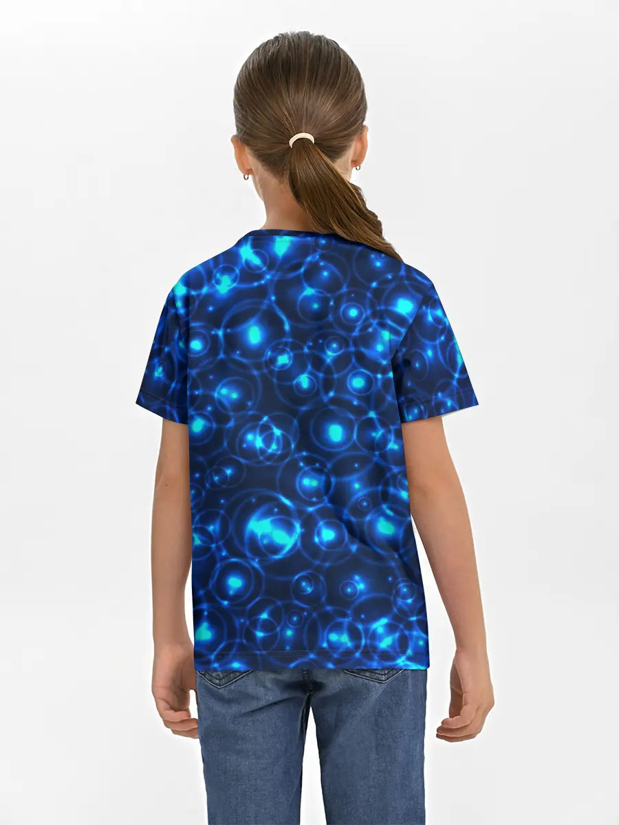 Детская базовая футболка / Пузырчатый абстракт