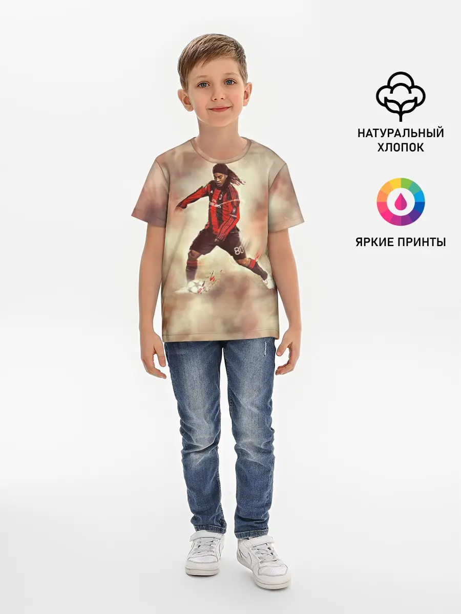 Детская базовая футболка / Ronaldinho