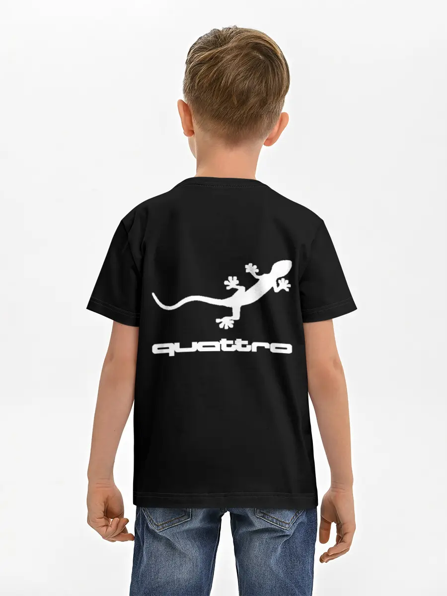 Детская базовая футболка / AUDI | АУДИ | QUATTRO