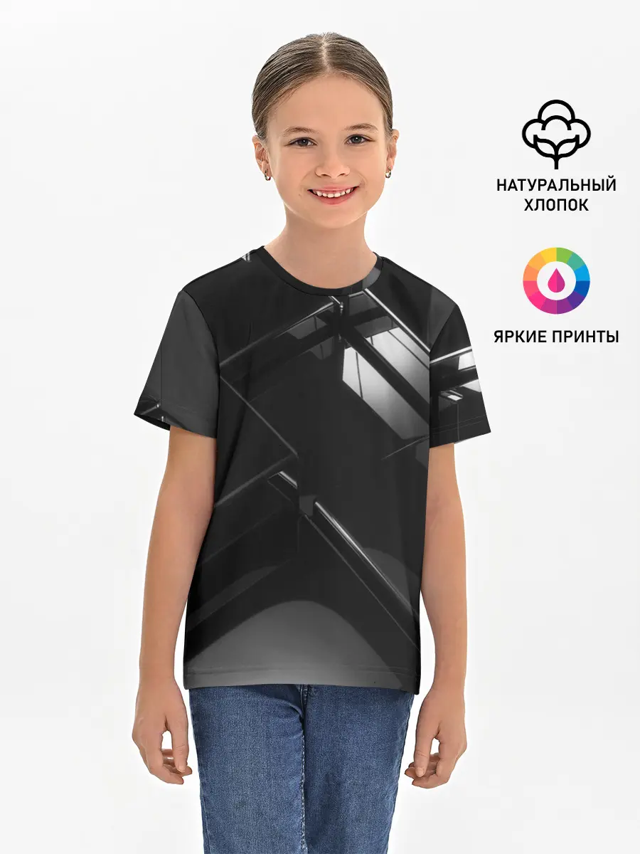 Детская базовая футболка / Текстура