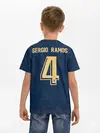 Детская базовая футболка / Ramos away 19-20