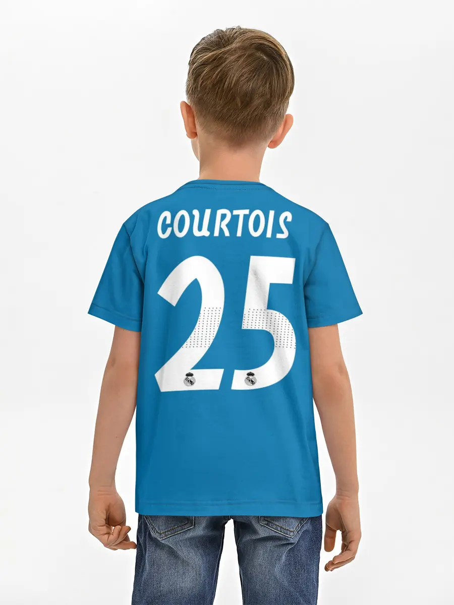 Детская базовая футболка / Куртуа GK home 18-19