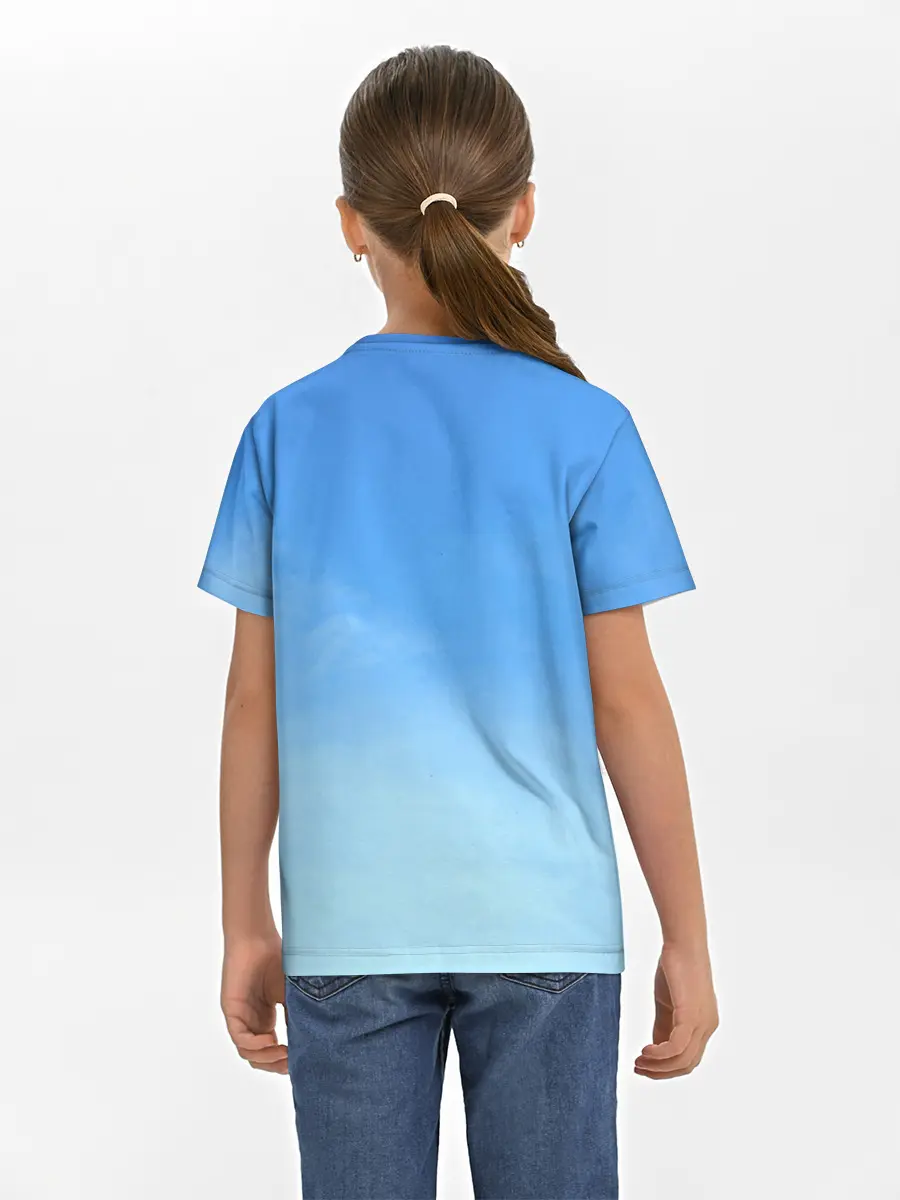 Детская базовая футболка / Гию Томиока Kimetsu no Yaiba