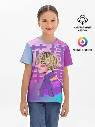 Детская базовая футболка / Taehyung BTS