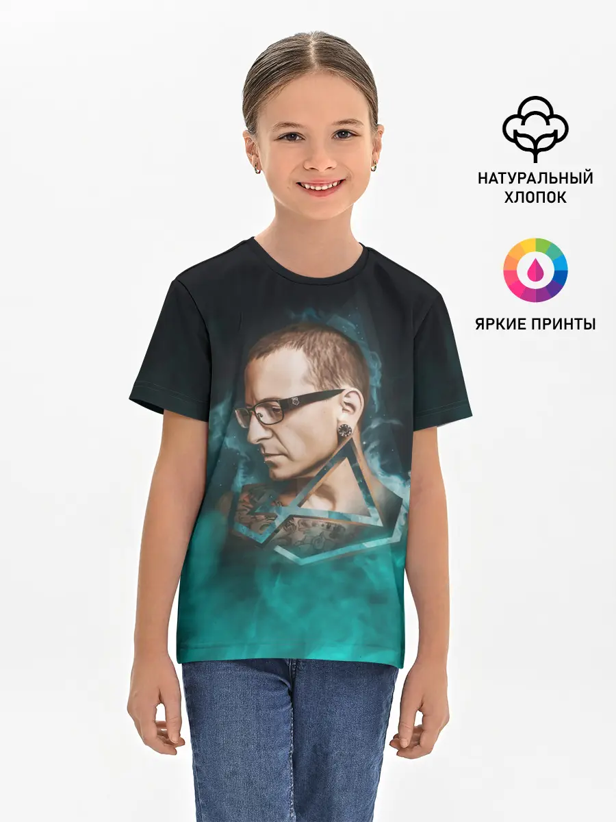 Детская базовая футболка / CHESTER | LINKIN PARK | ЛИНКИН ПАРК