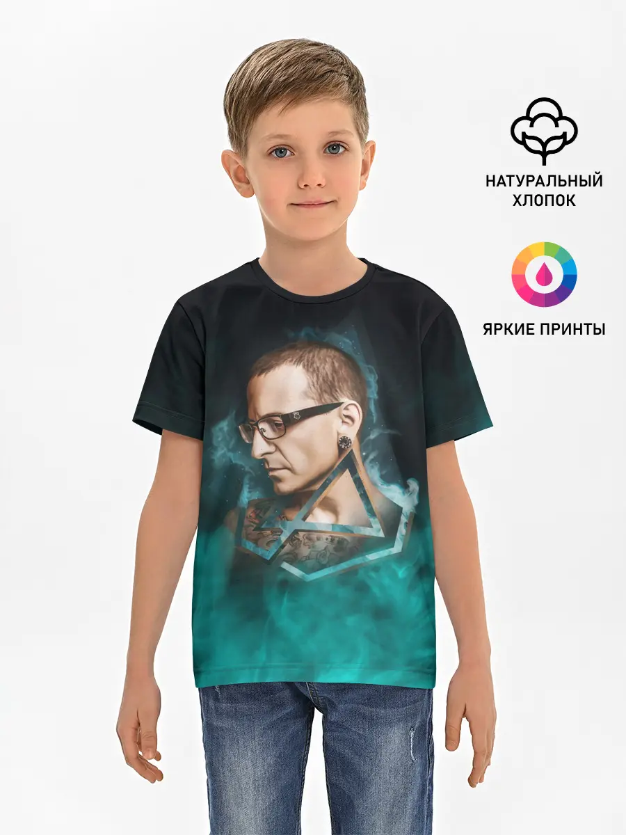 Детская базовая футболка / CHESTER | LINKIN PARK | ЛИНКИН ПАРК
