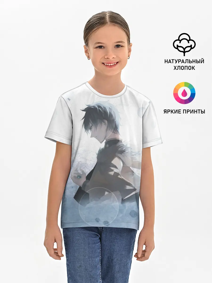 Детская базовая футболка / Yuno Black Clover