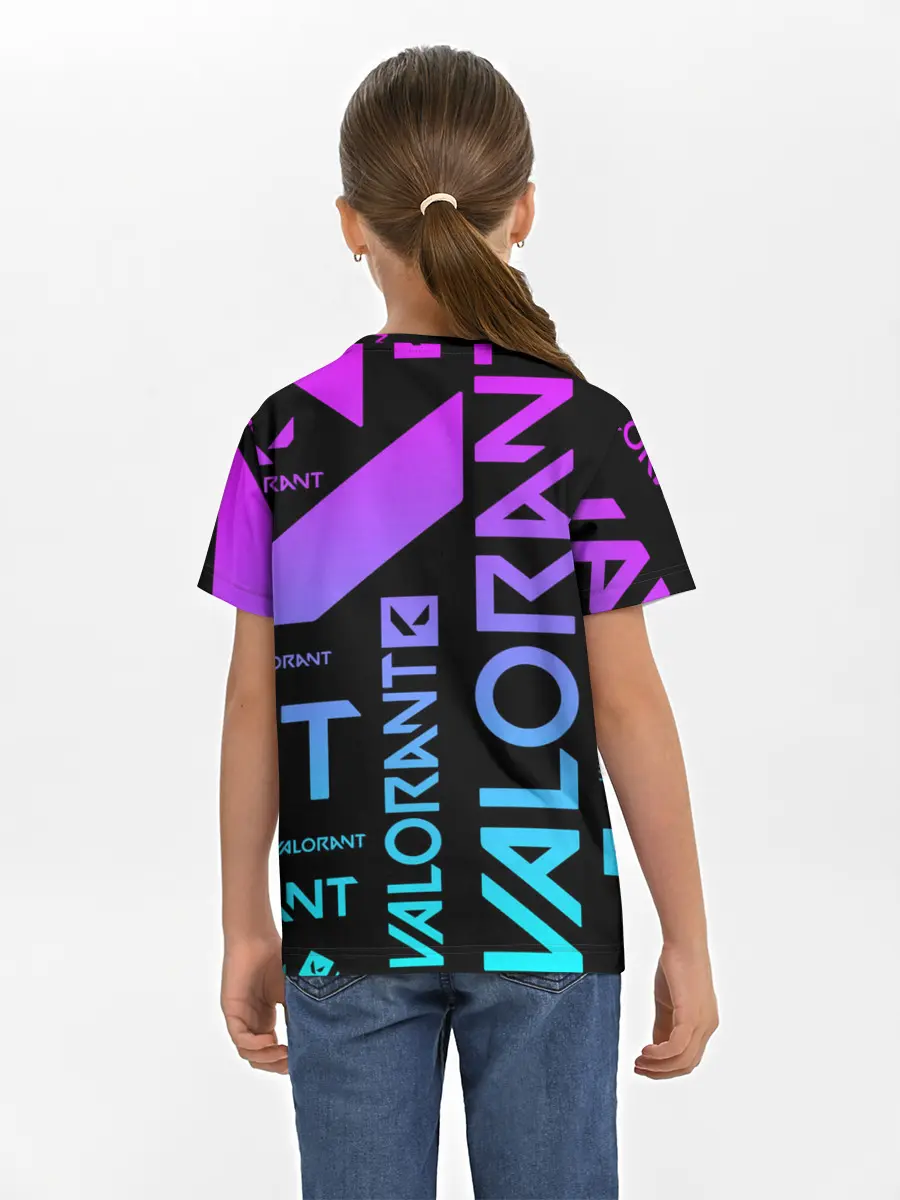 Детская базовая футболка / Valorant