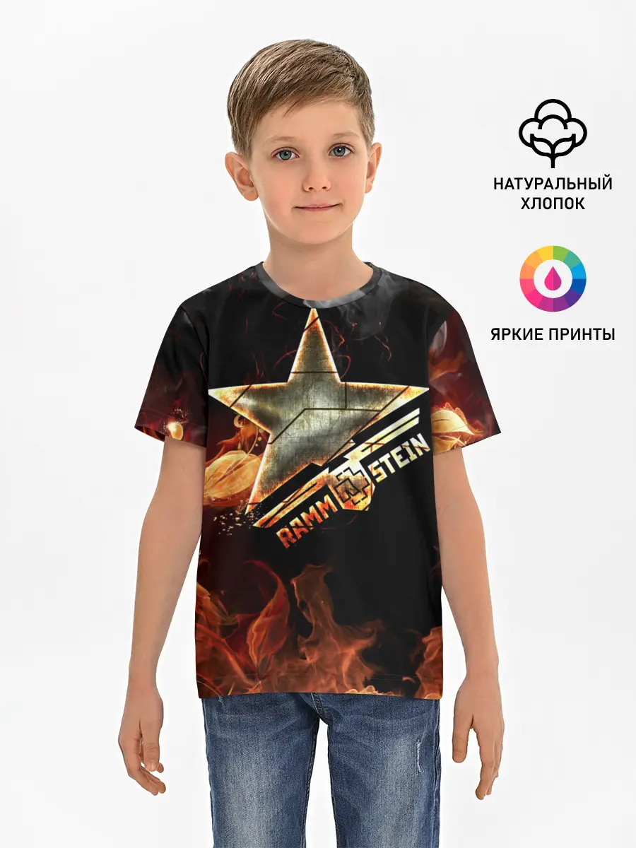 Детская базовая футболка / Rammstein