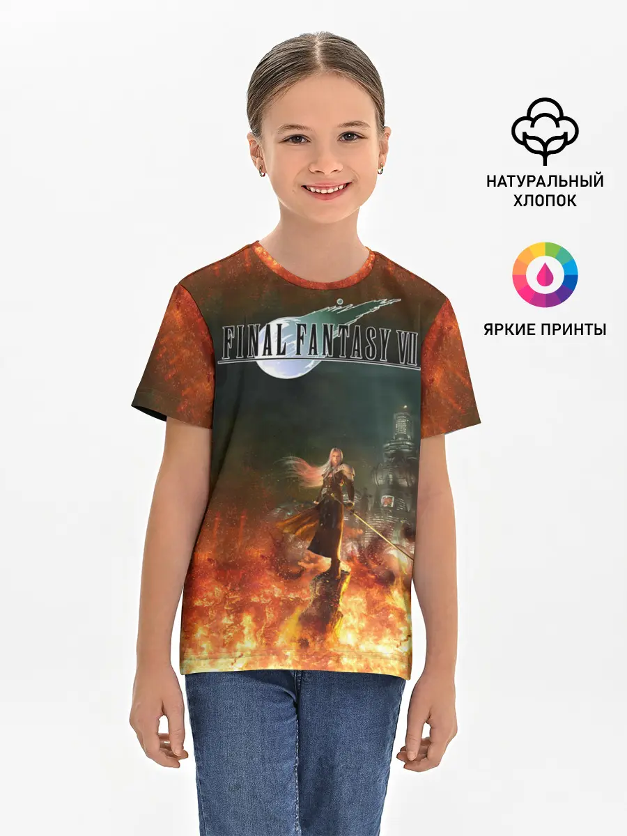 Детская базовая футболка / Final Fantasy VII Remake