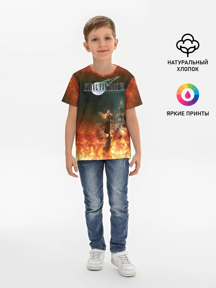 Детская базовая футболка / Final Fantasy VII Remake