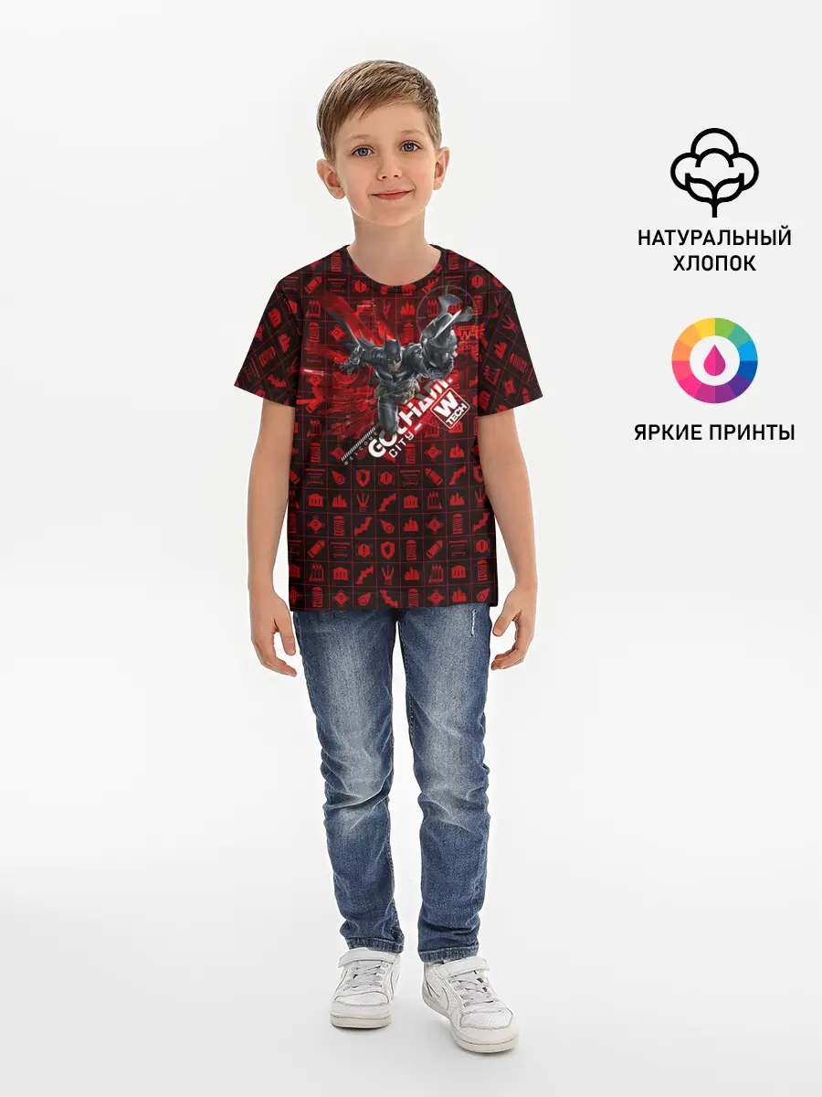 Детская базовая футболка / Batman: Arkham Knight