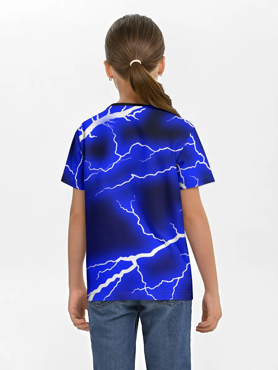 Детская базовая футболка / СИНИЕ МОЛНИИ