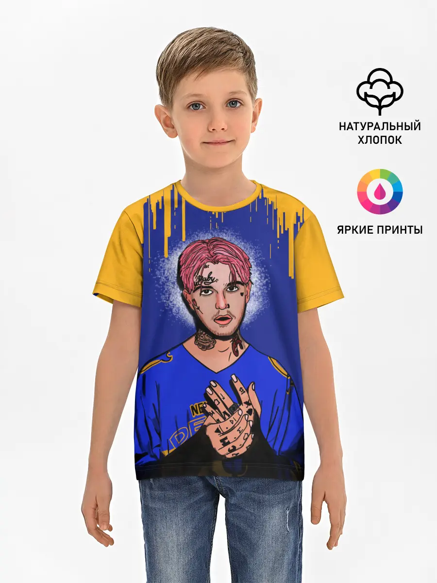Детская базовая футболка / LIL PEEP | ЛИЛ ПИП