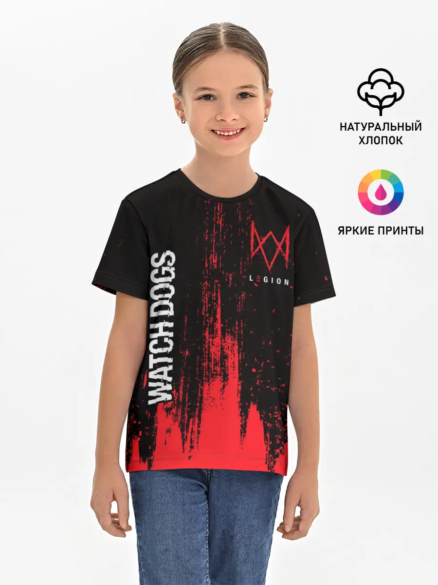Детская базовая футболка / WATCH DOGS LEGION / ВОТЧ ДОГС
