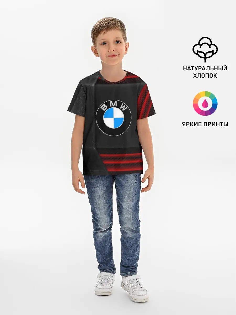 Детская базовая футболка / bmw auto sport