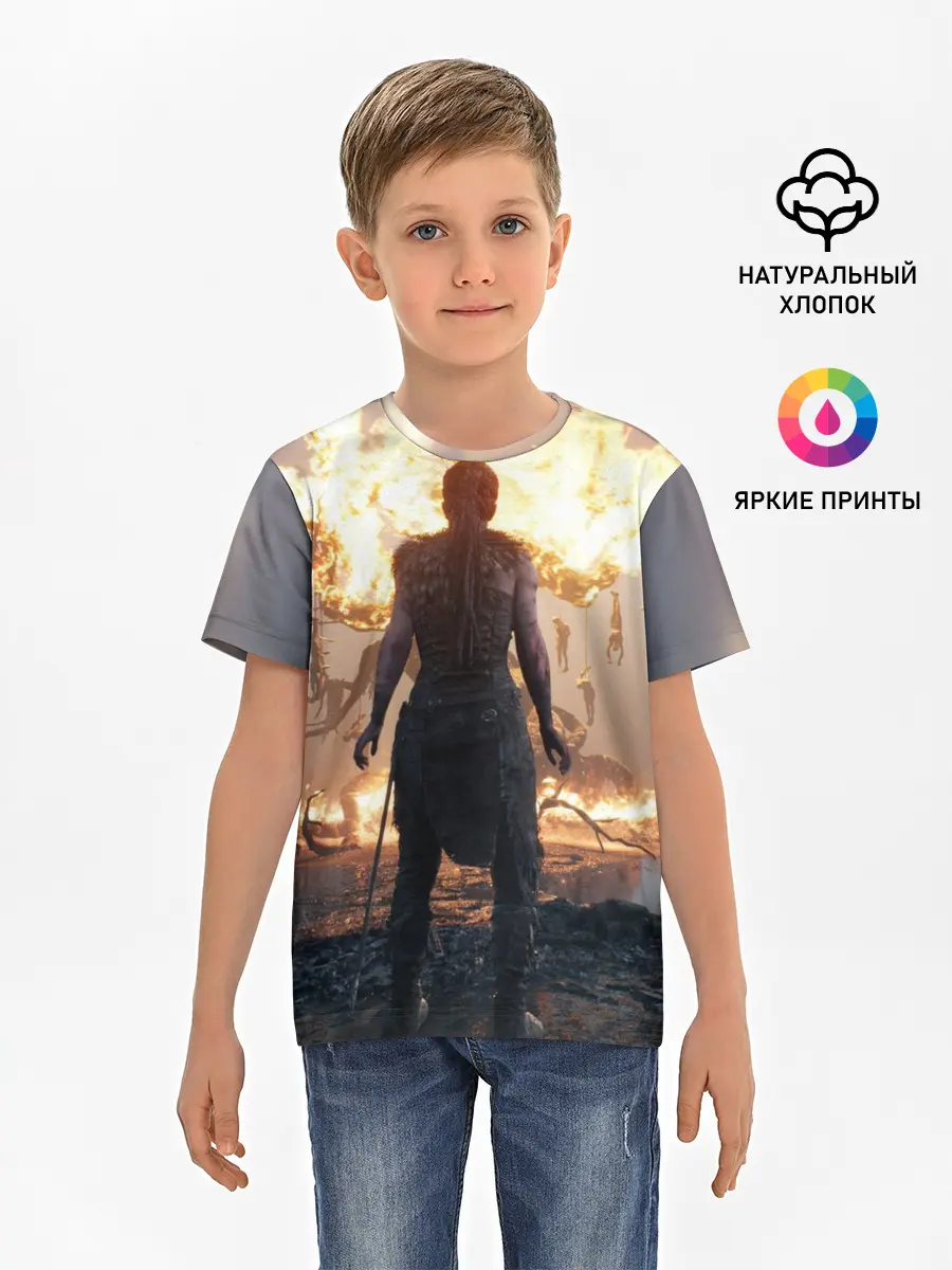 Детская базовая футболка / HellBlade