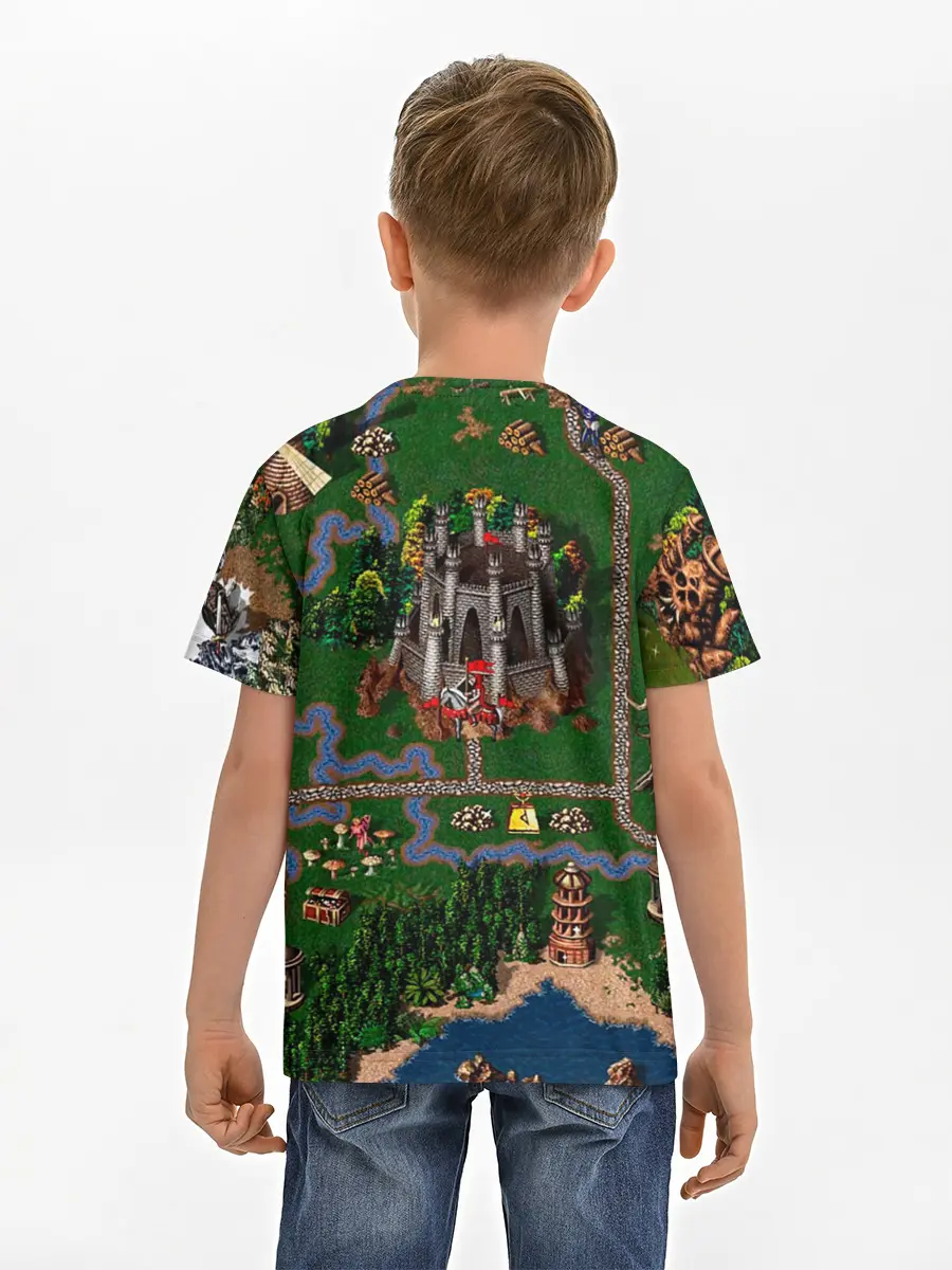 Детская базовая футболка / Карта