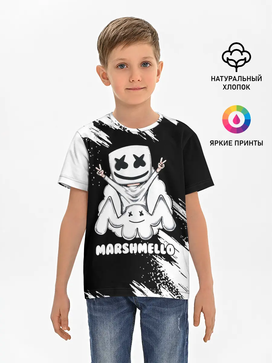 Детская базовая футболка / MARSHMELLO