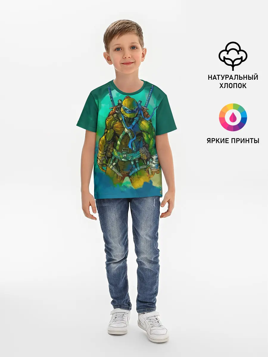 Детская базовая футболка / Черепашки ниндзя