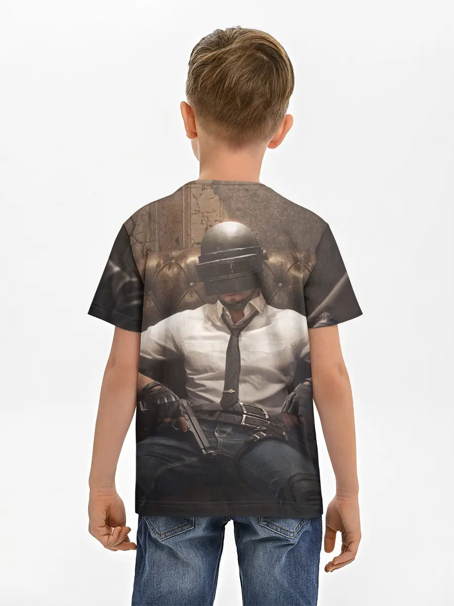 Детская базовая футболка / PUBG