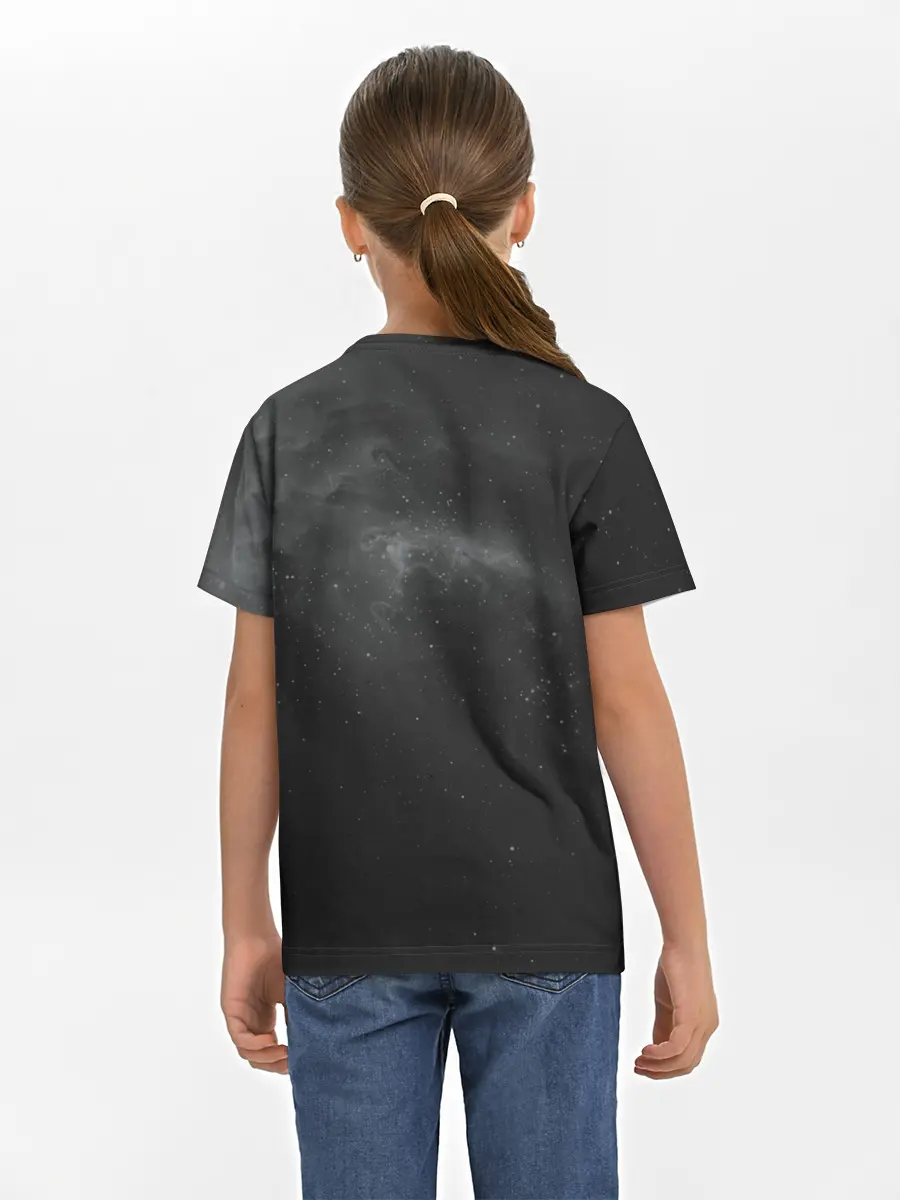 Детская базовая футболка / Бескрайний космос
