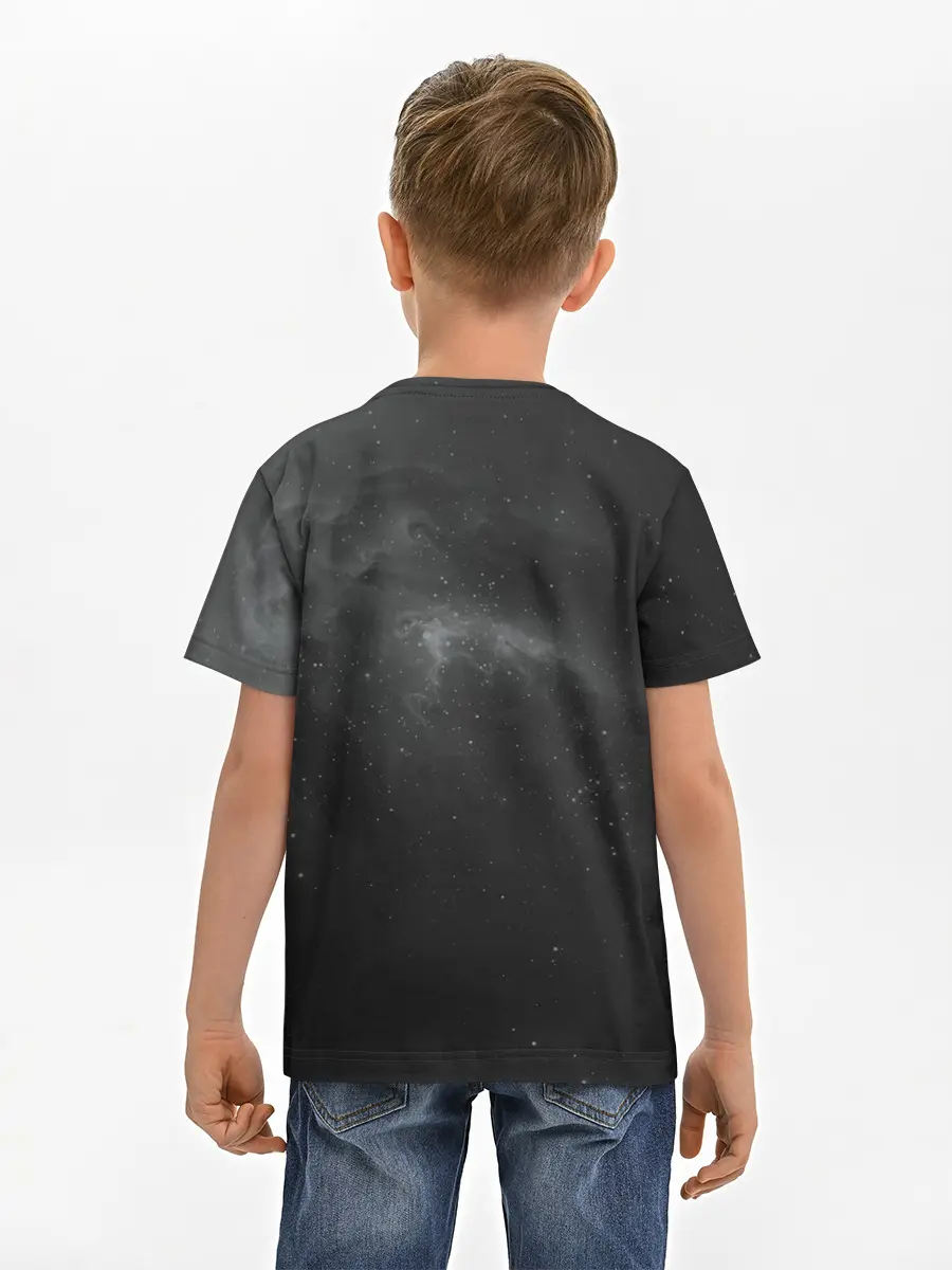 Детская базовая футболка / Бескрайний космос