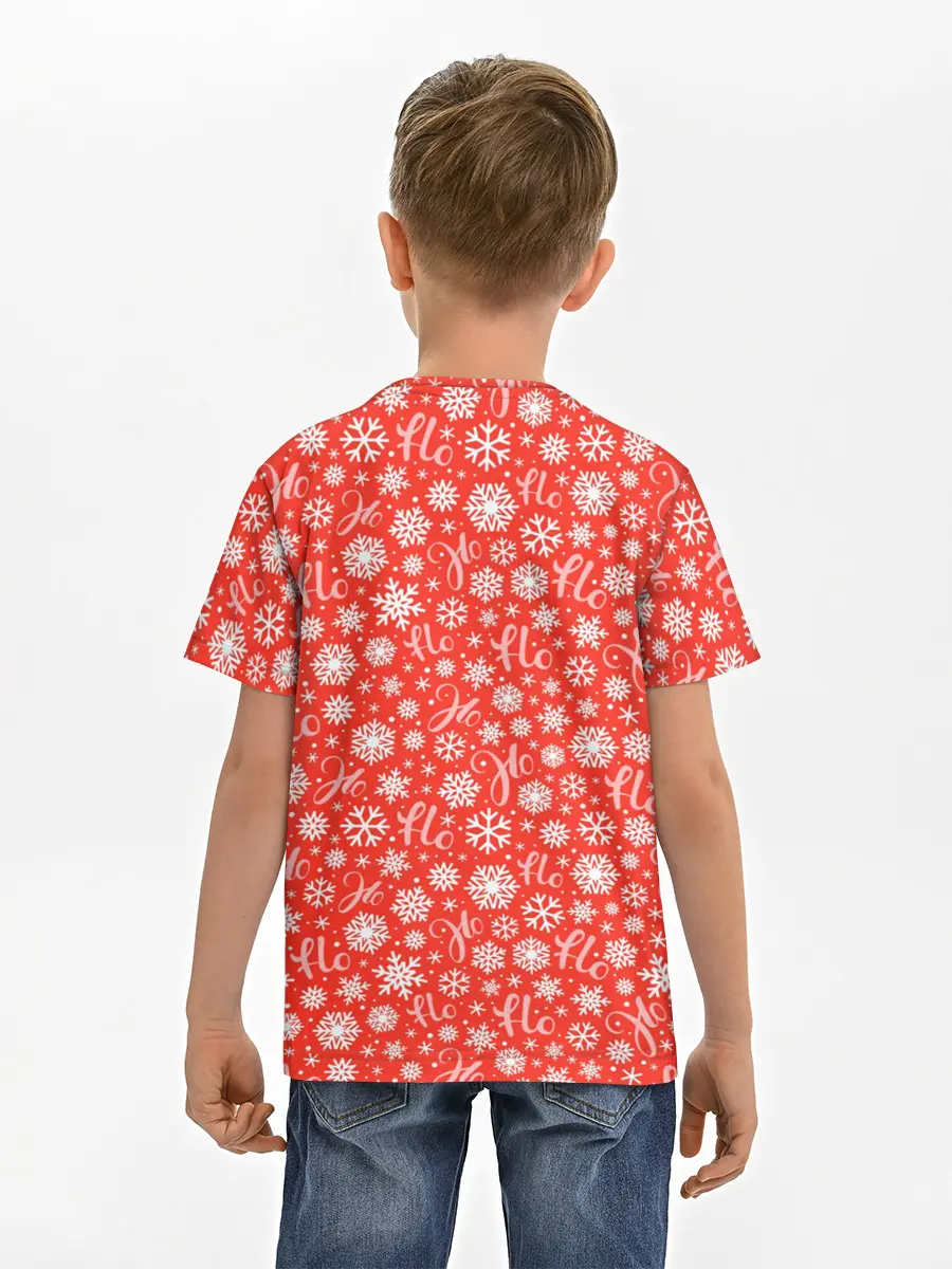 Детская базовая футболка / Смех Санты