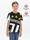 Детская базовая футболка / JUVENTUS / ЮВЕНТУС / ПОРЕЗЫ