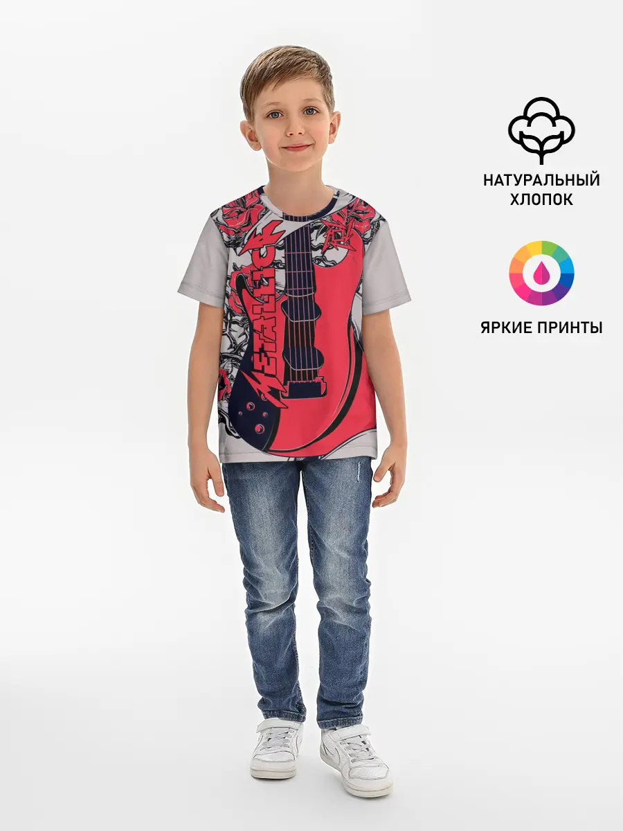 Детская базовая футболка / Metallica