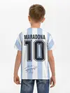 Детская базовая футболка / Diego Maradona 10