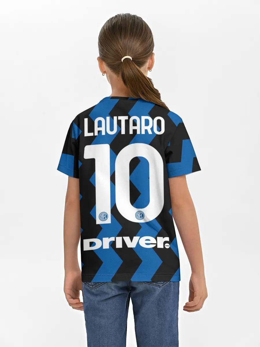 Детская базовая футболка / Лаутаро Мартинес 20/21 Интер