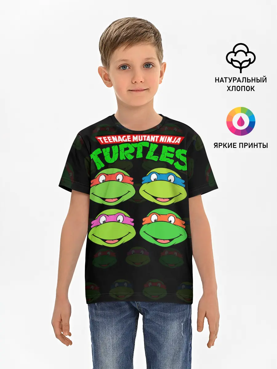Детская базовая футболка / Черепашки-Ниндзя