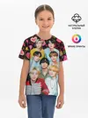 Детская базовая футболка / I Love BTS