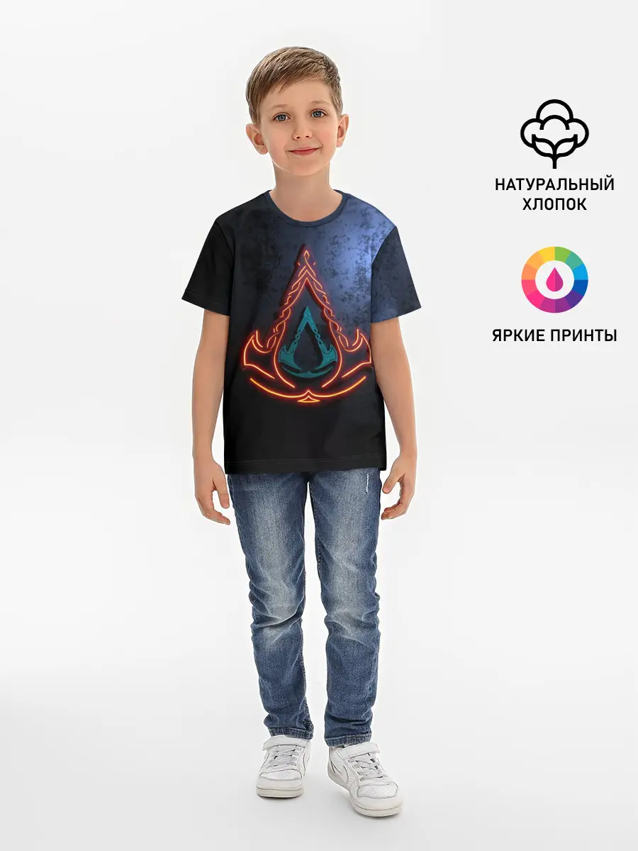 Детская базовая футболка / Assassins Creed Valhalla