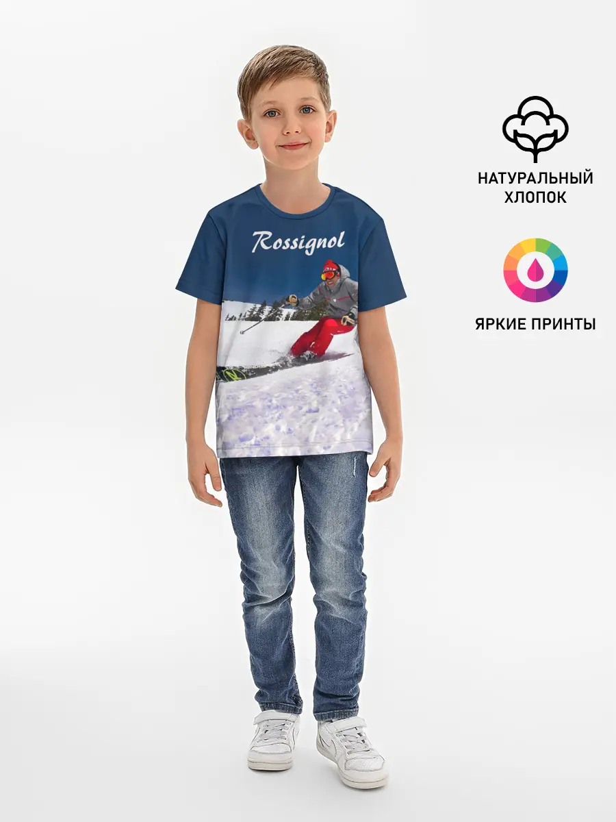 Детская базовая футболка / Rossignol