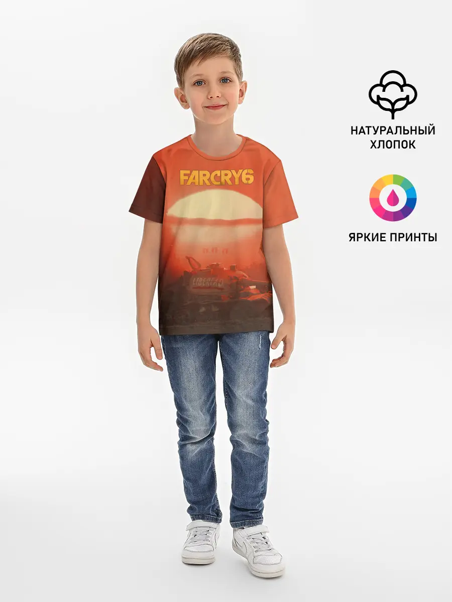Детская базовая футболка / Far Cry 6 - Libertad