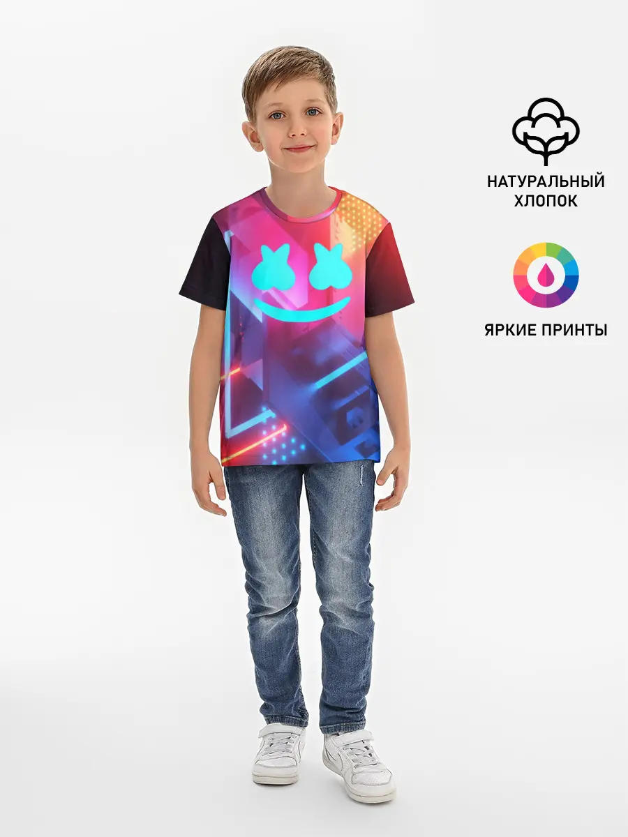 Детская базовая футболка / Marshmello