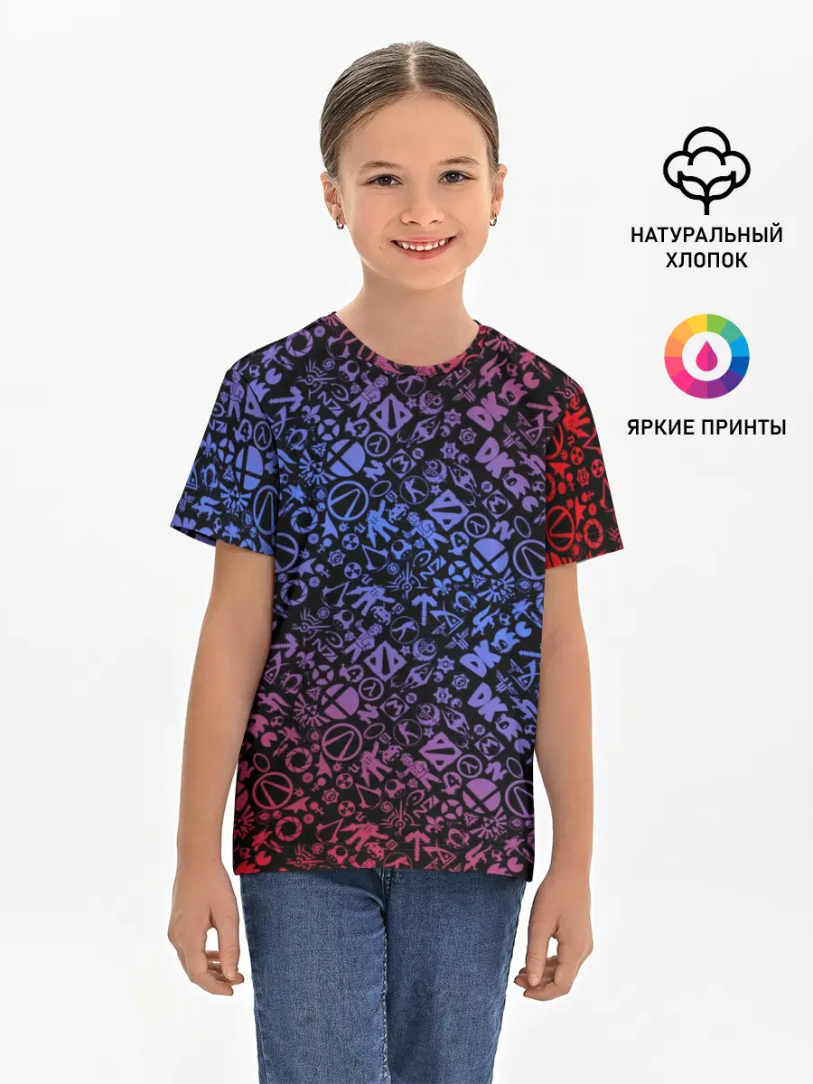 Детская базовая футболка / Игровые бренды