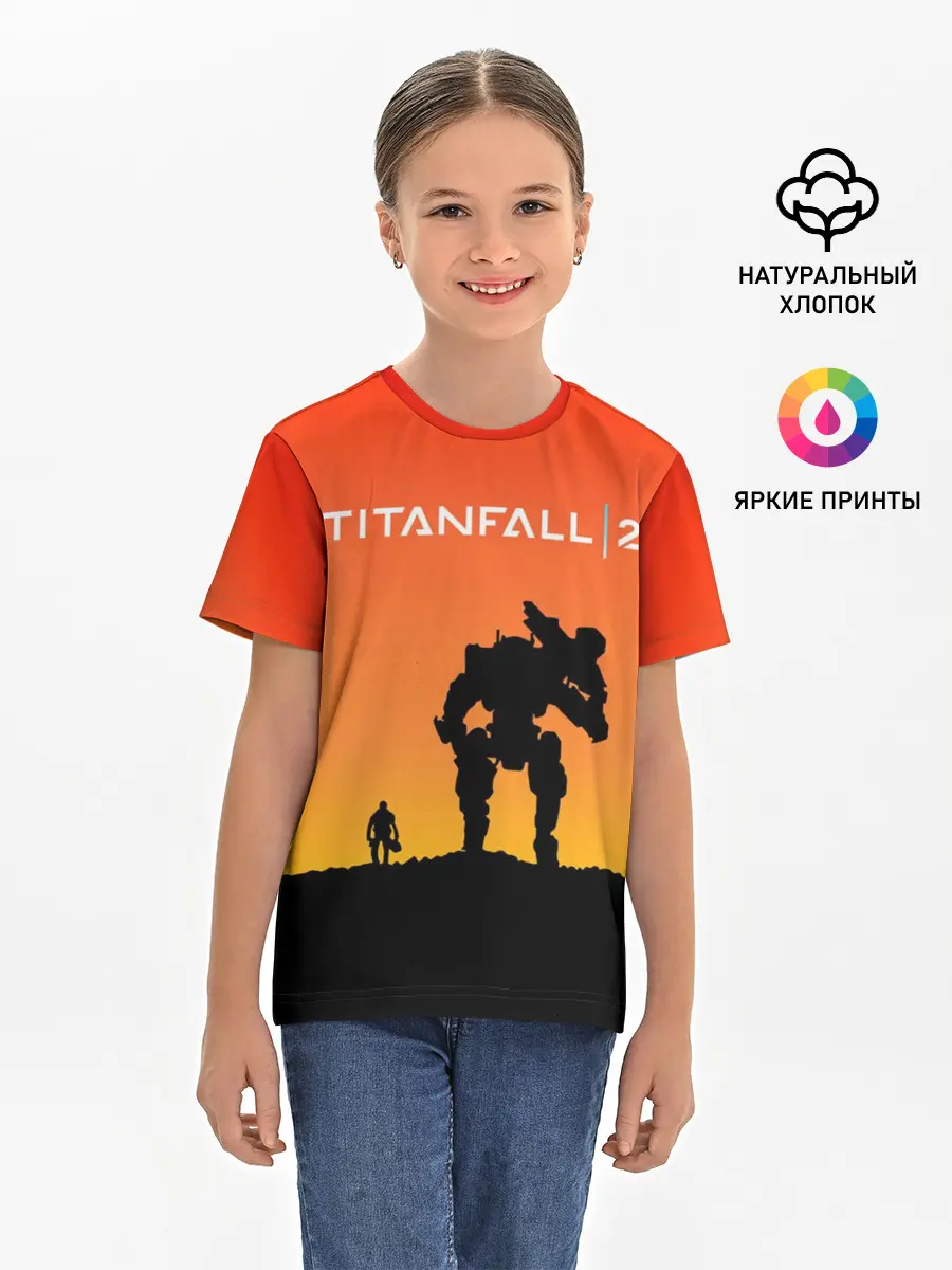 Детская базовая футболка / TITANFALL 2