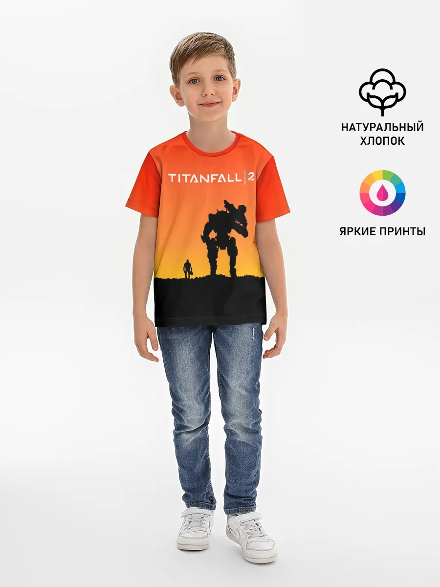 Детская базовая футболка / TITANFALL 2