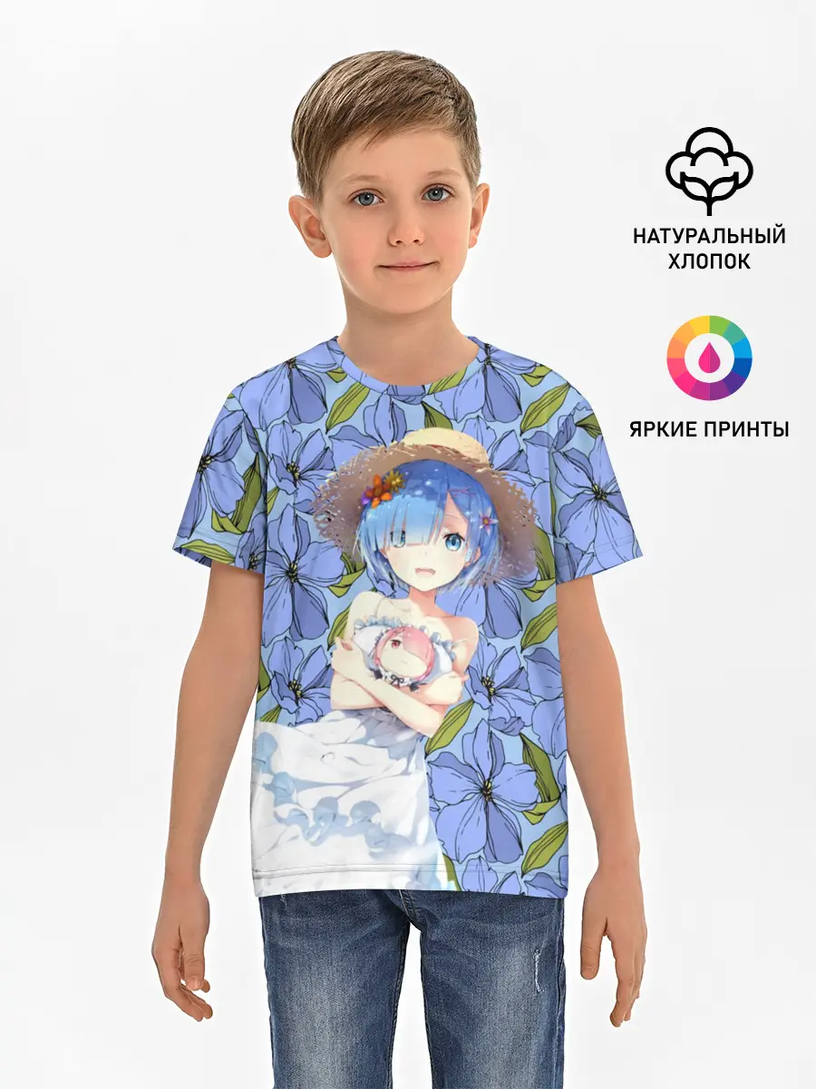 Детская базовая футболка / Re: Zero – жизнь с нуля