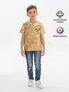 Детская базовая футболка / Дагестан в золоте